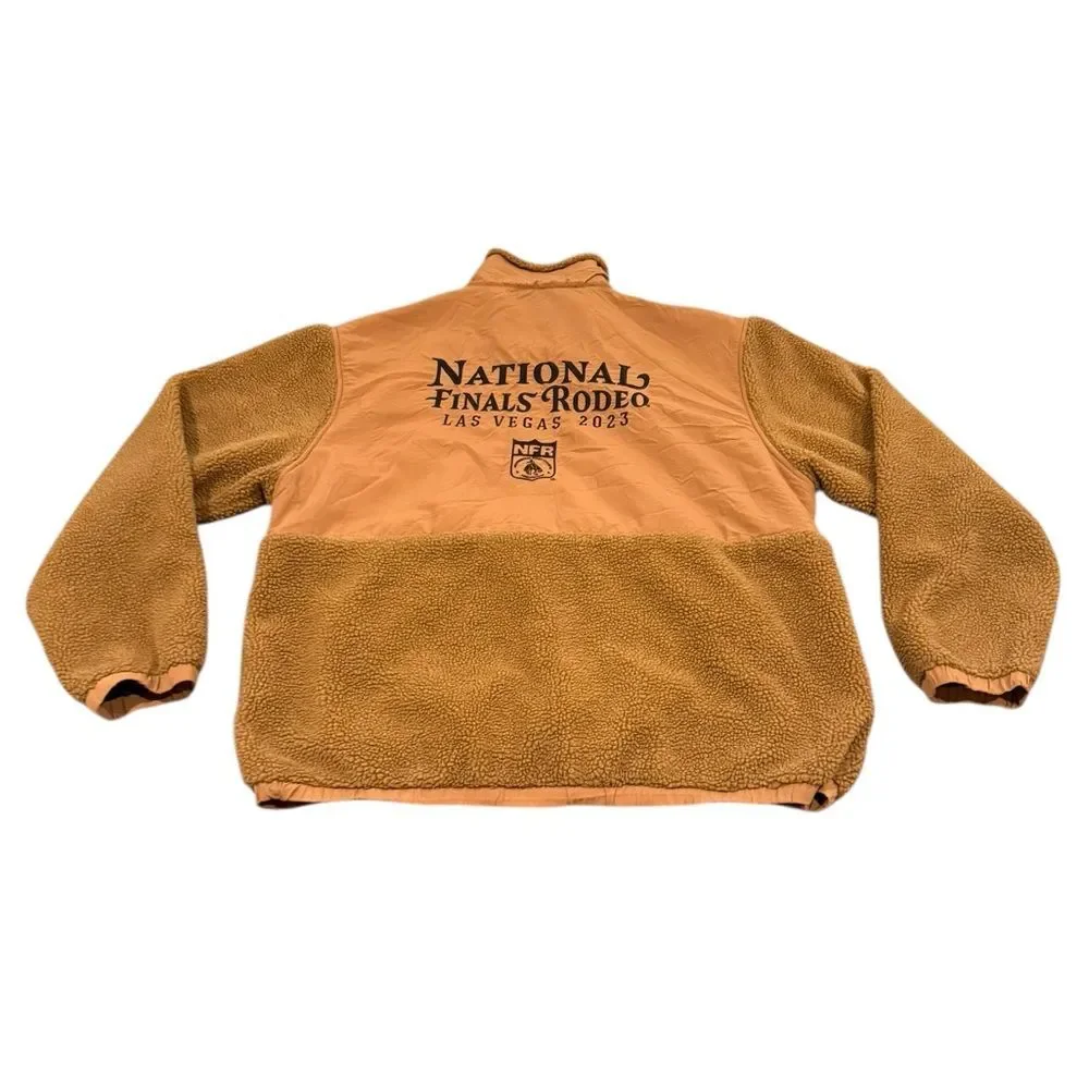 Wrangler NFR Sherpa Fleece Pullover Jacket 3XL National Finals Rodeo Vegas 2023